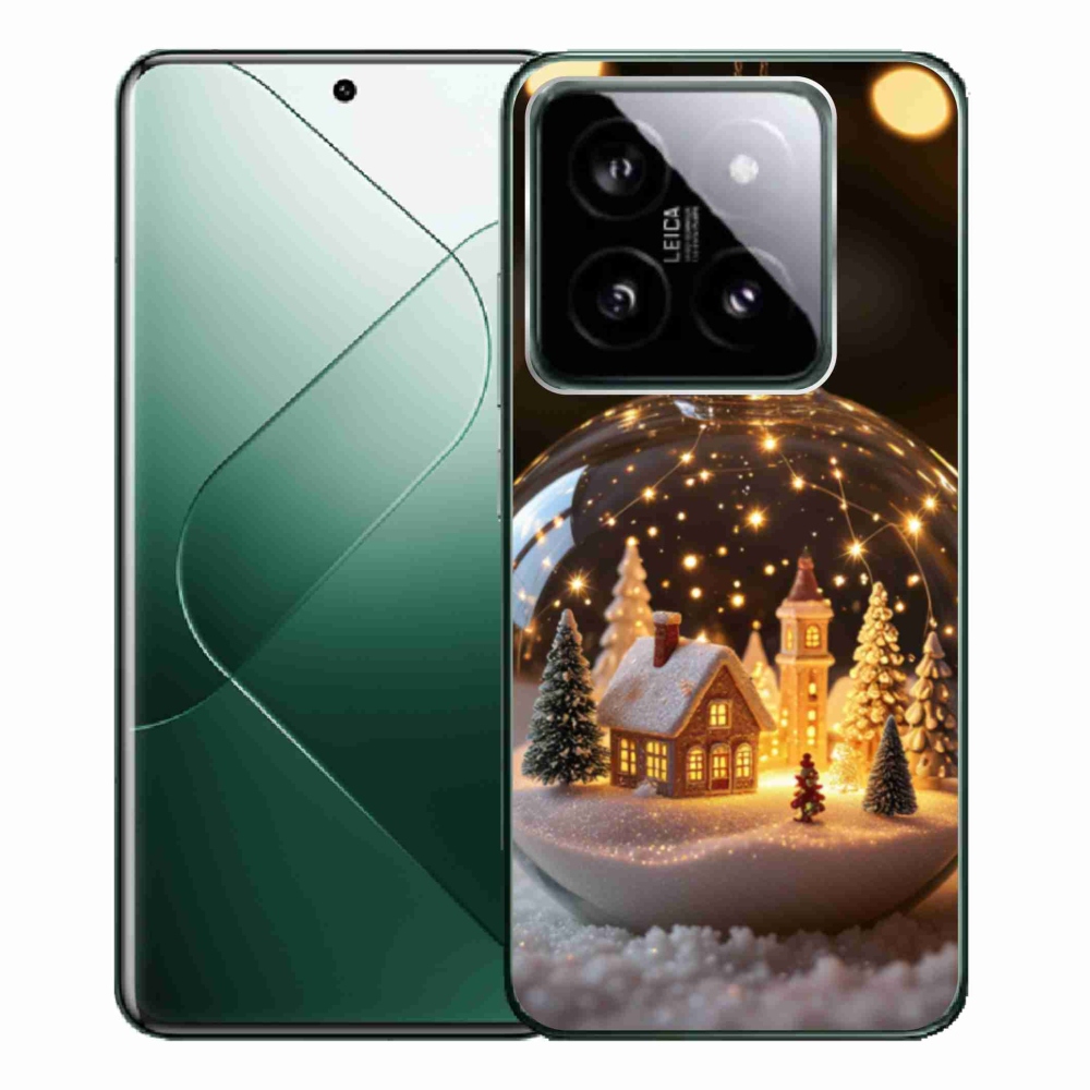 Gél borítás mmCase a Xiaomi 14 Pro számára - Karácsonyi golyók 3