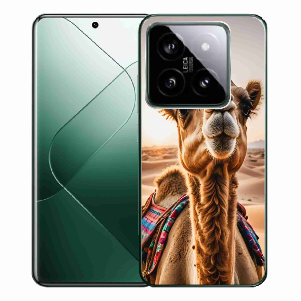 Gél borítás mmCase a Xiaomi 14 Pro számára - teve színű