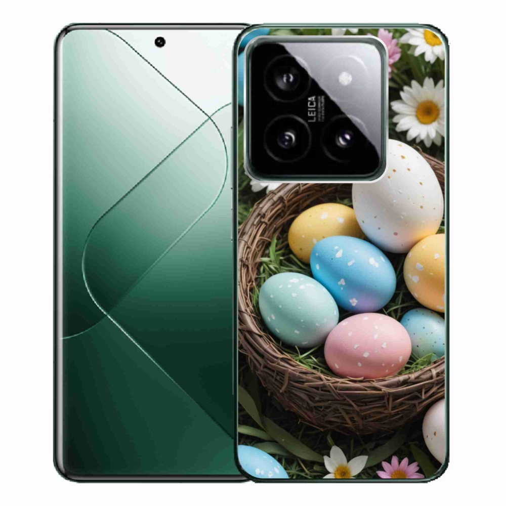 Gél borítás mmCase a Xiaomi 14 Pro számára - Húsvéti tojások 2