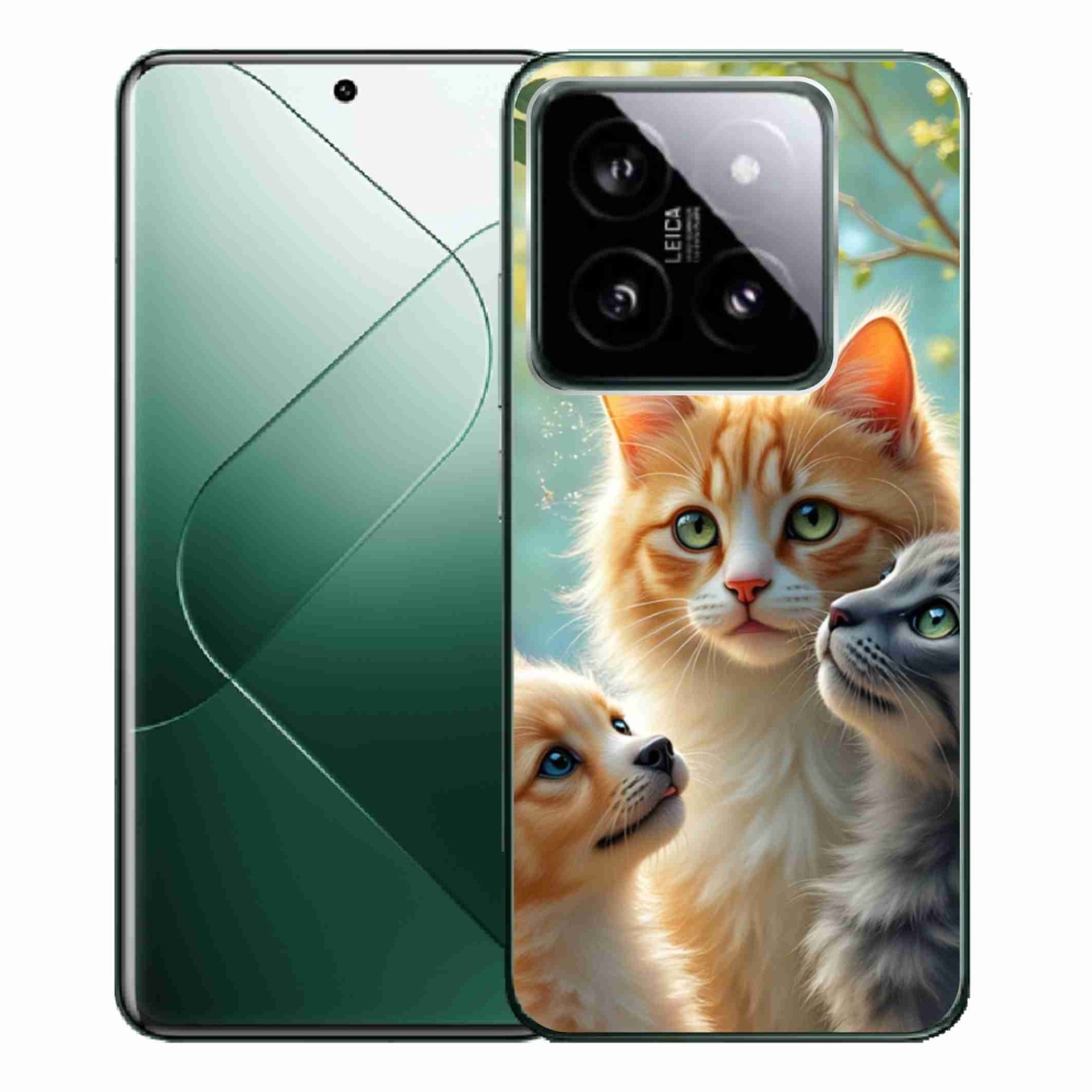 Gél borítás mmCase a Xiaomi 14 Pro számára - állati barátság 2