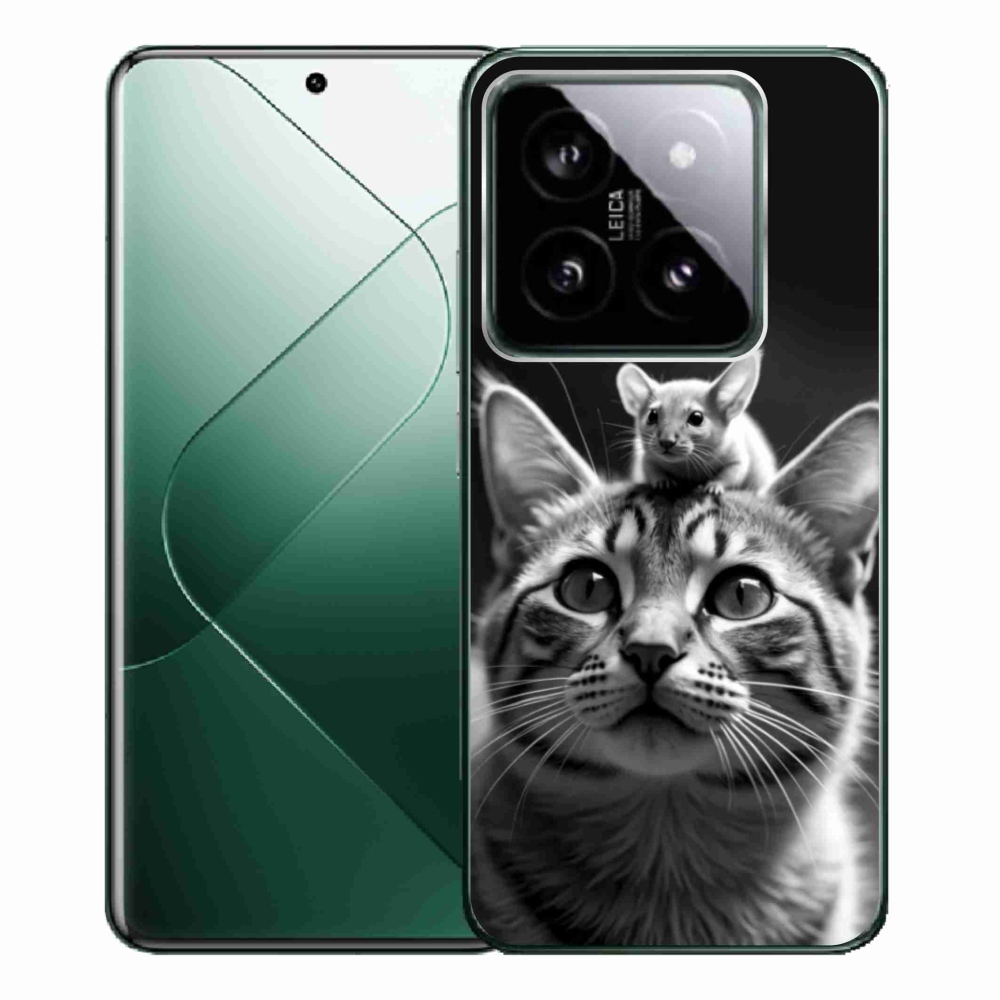 Gél borítás mmCase a Xiaomi 14 Pro számára - állati barátság 2