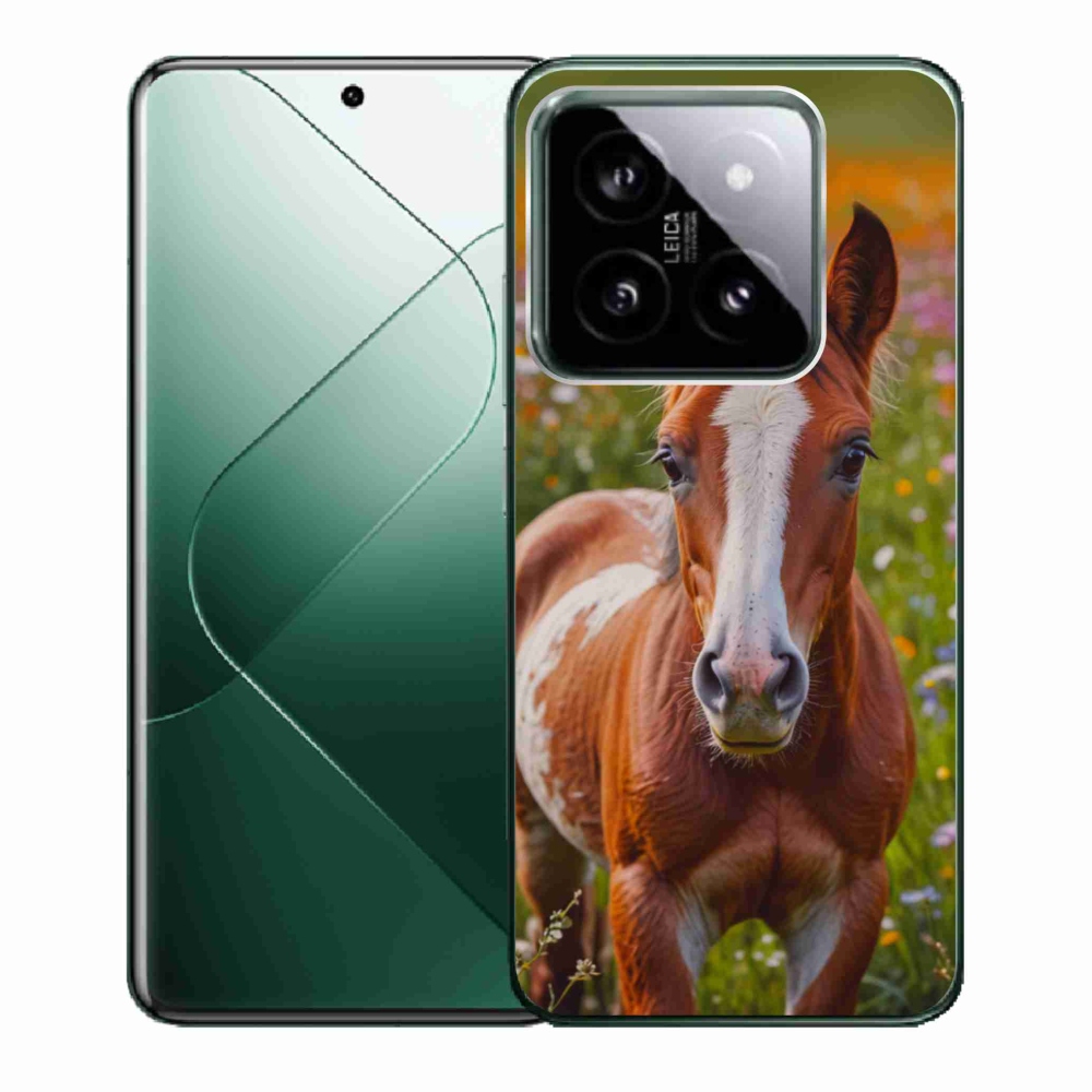 Gél borító mmCase a Xiaomi 14-hez - aranyos csikó