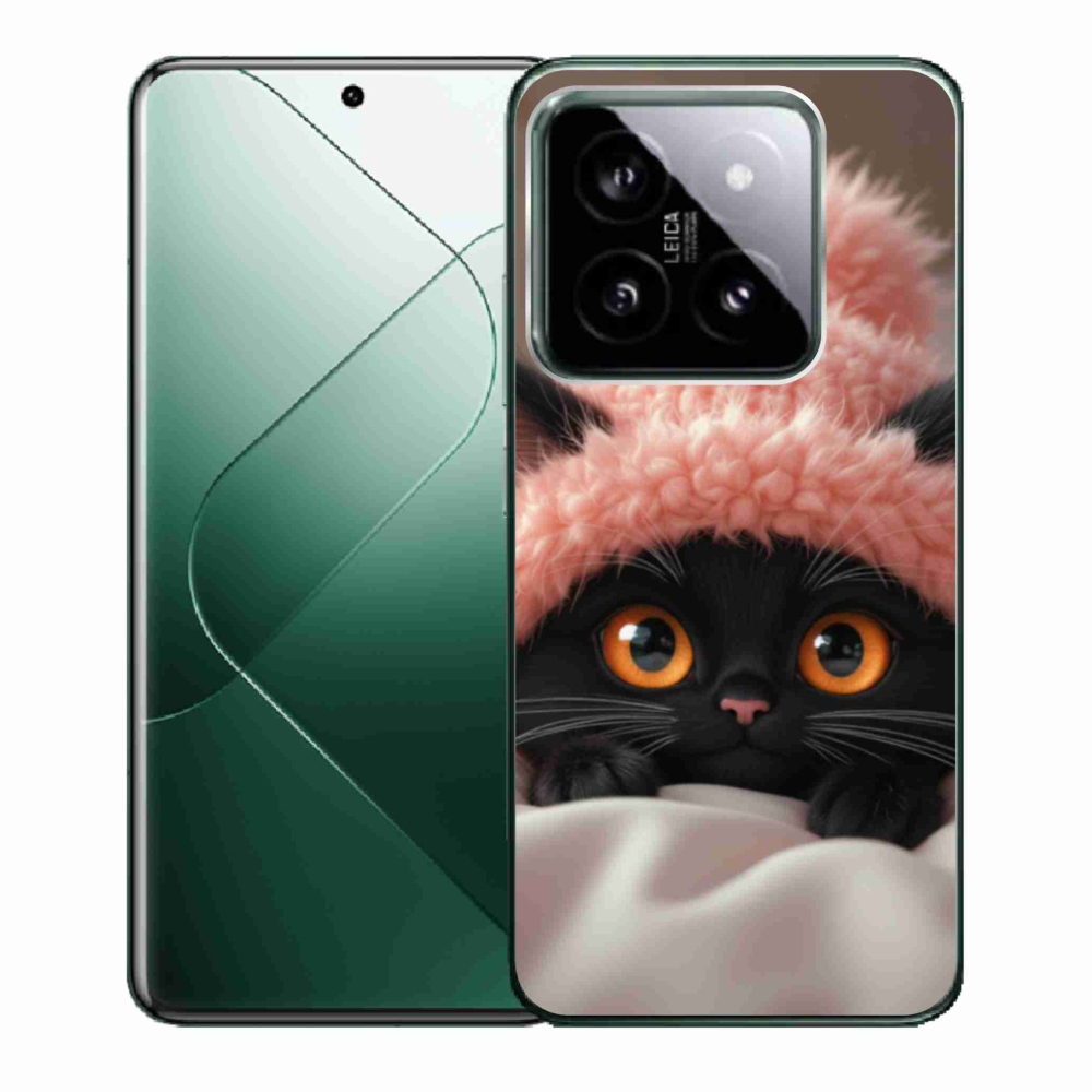 Gél borító mmCase a Xiaomi 14 - aranyos cica 7