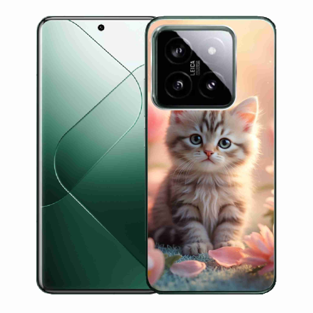 Gél borító mmCase a Xiaomi 14-hez - aranyos cica 8