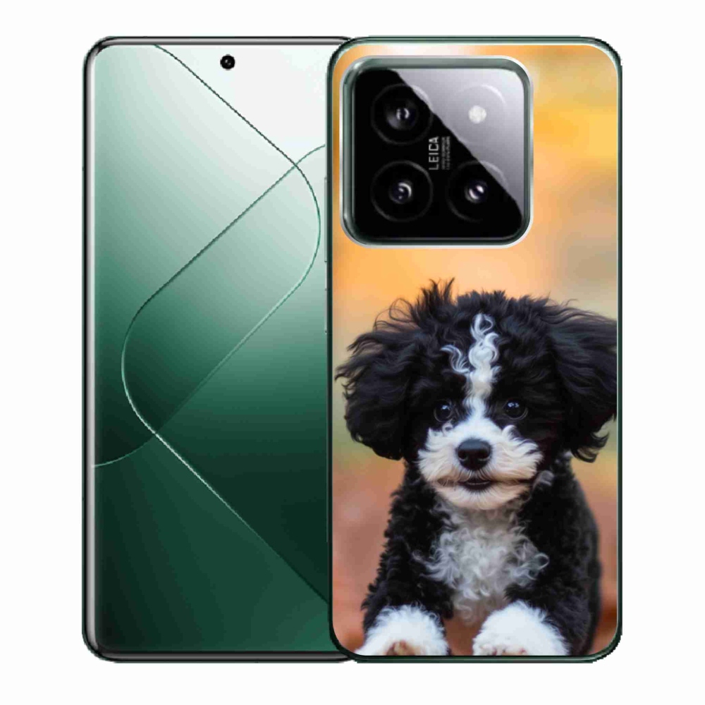 Gél borító mmCase a Xiaomi 14 - aranyos kiskutya 2