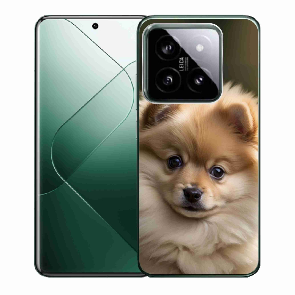 Gél borító mmCase a Xiaomi 14 - aranyos pomerániai 2