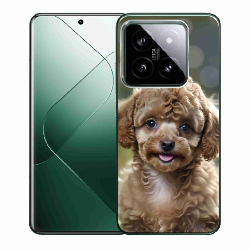 Gél borítás mmCase a Xiaomi 14-hez - aranyos uszkár