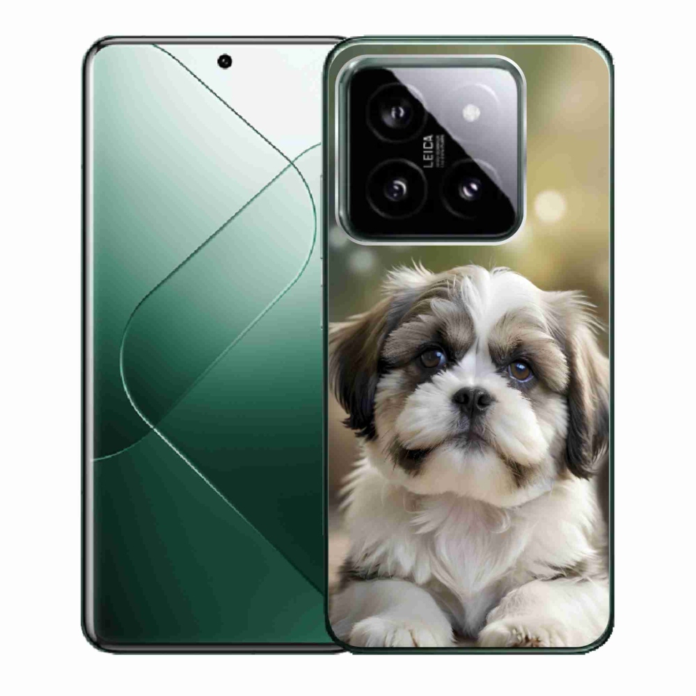 Gél borító mmCase a Xiaomi 14-hez - aranyos shih-tzu