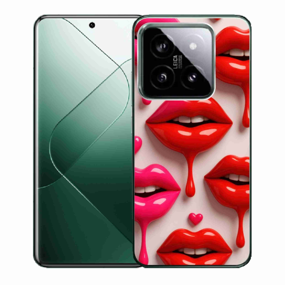 Gél borítás mmCase a Xiaomi 14 - ajkak 2