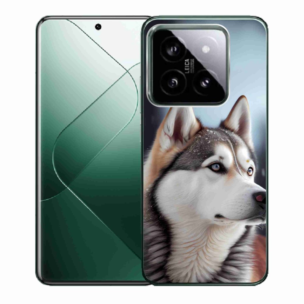 Gél borítás mmCase a Xiaomi 14-hez - Szibériai Husky