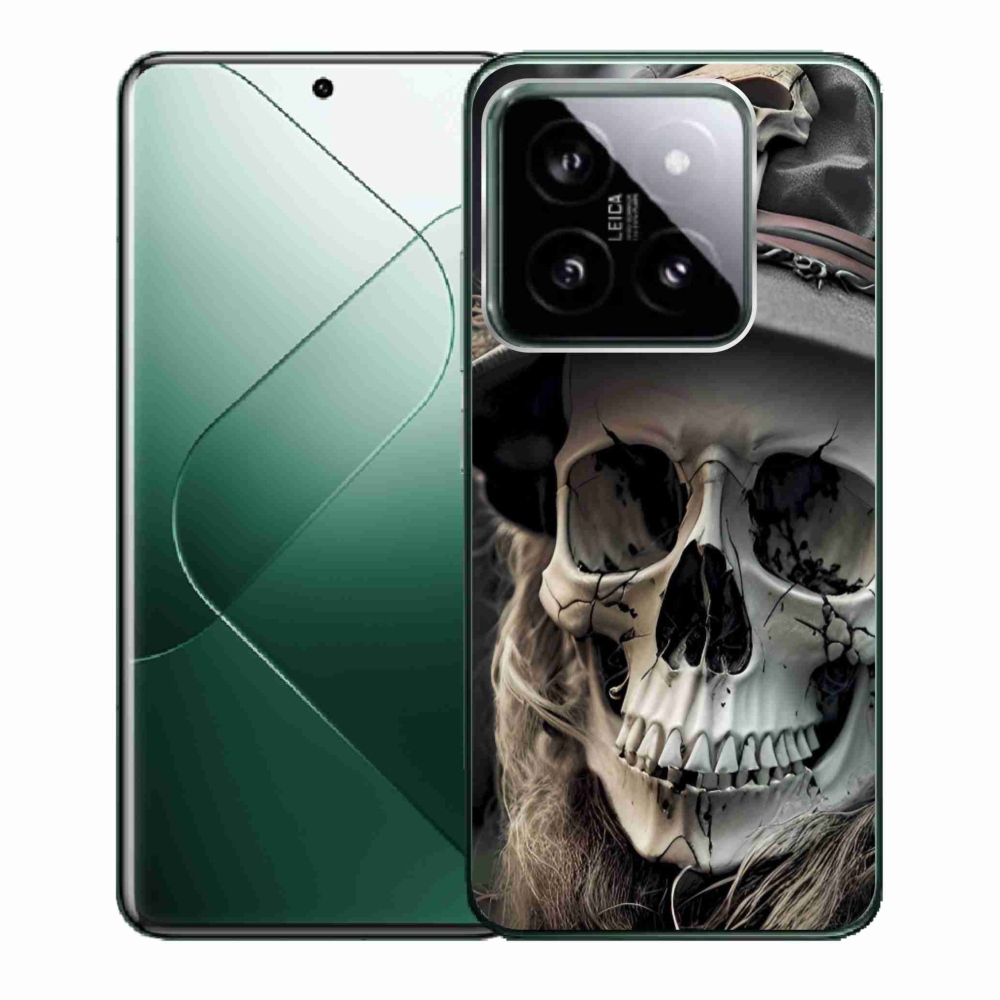 Gél borítás mmCase a Xiaomi 14-hez - sötét koponya