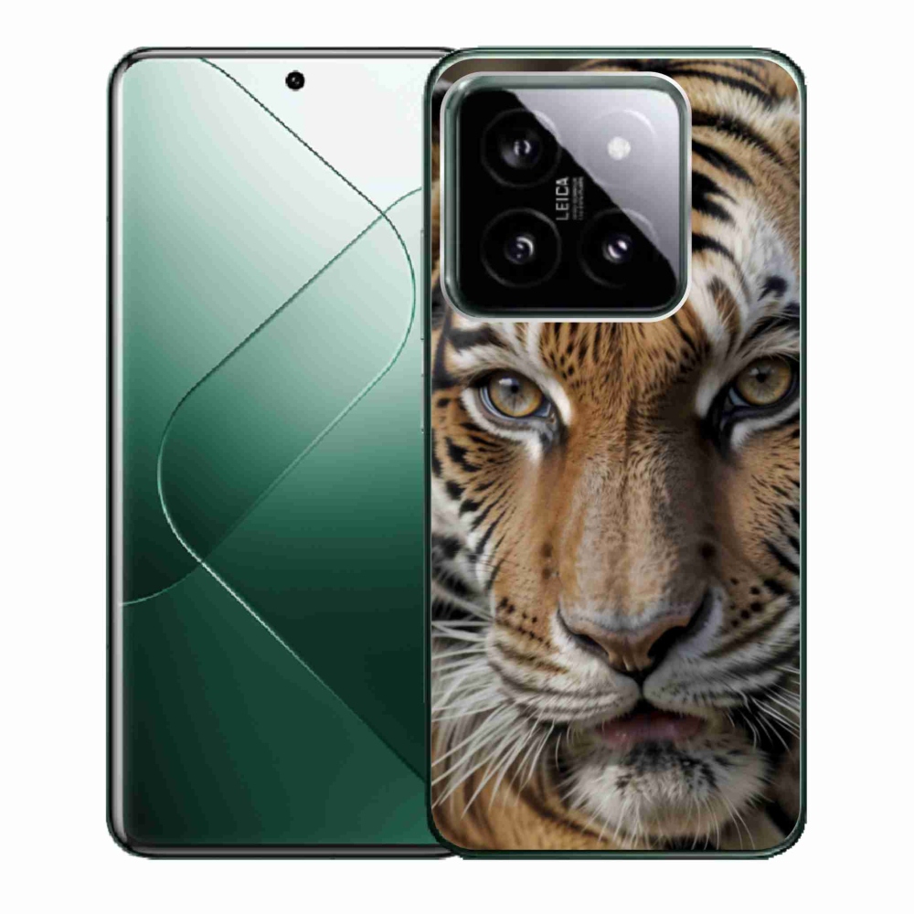 Gél borítás mmCase a Xiaomi 14-hez - tigris nézet