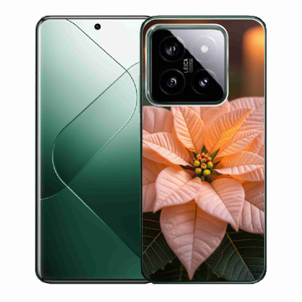 Gél borító mmCase a Xiaomi 14-hez - mikulásvirág