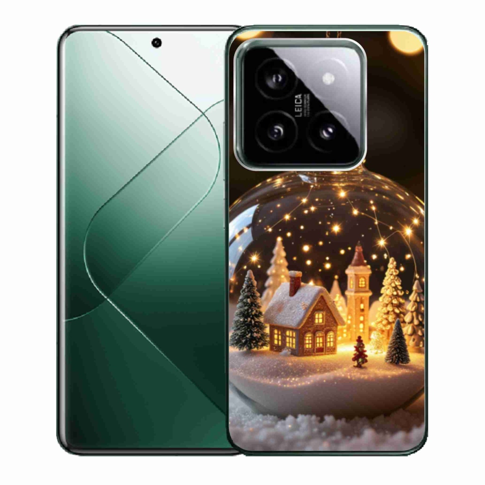 Gél borító mmCase a Xiaomi 14 - Karácsonyi golyók 3
