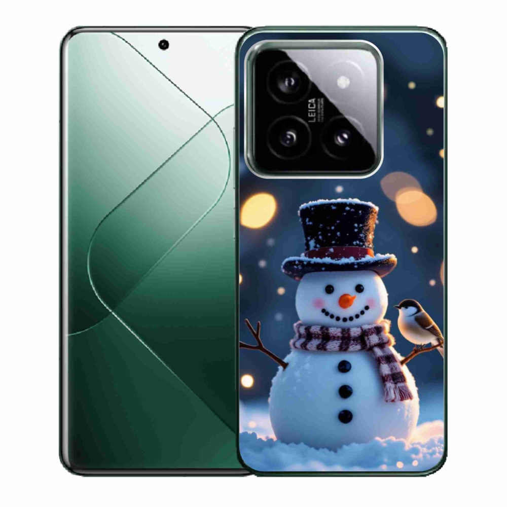 Gél borítás mmCase a Xiaomi 14-hez - Karácsonyi hóember