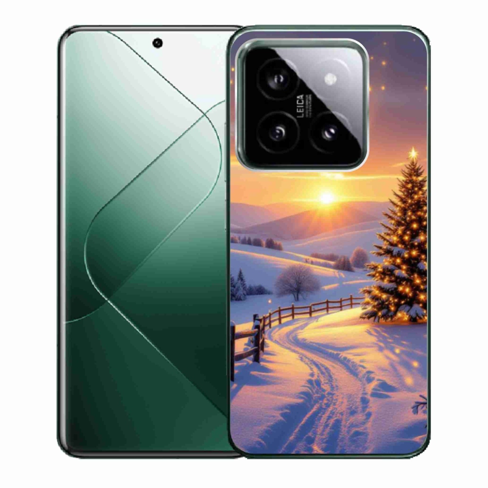 Gél borító mmCase a Xiaomi 14 - téli tájképhez