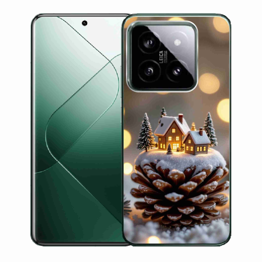 Gél borítás mmCase a Xiaomi 14 - téli falu számára