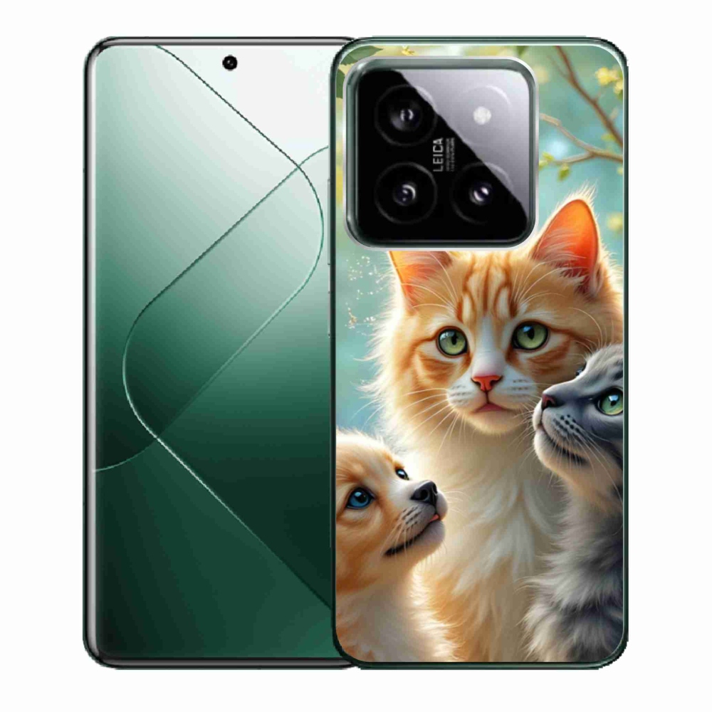 Gél borítás mmCase a Xiaomi 14 - állati barátság 2