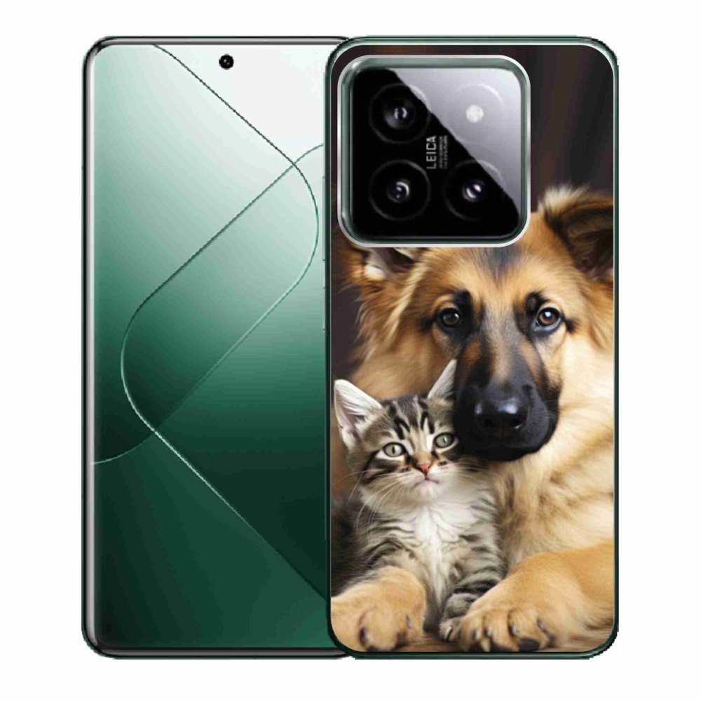 Gél borító mmCase a Xiaomi 14 - állati barátsághoz