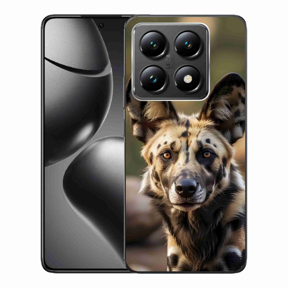 Gél borítás mmCase a Xiaomi 14T-hez - afrikai vadkutya