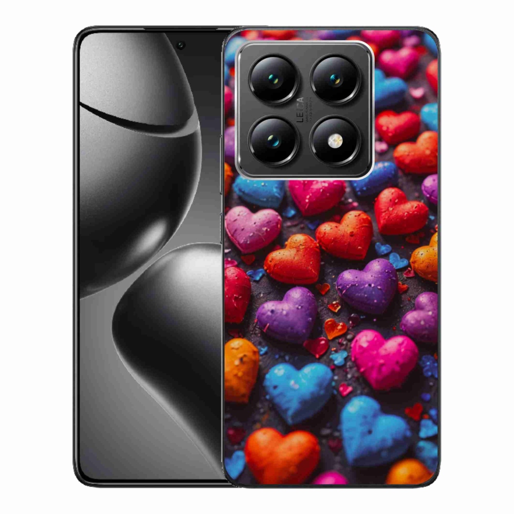 Gél borítás mmCase a Xiaomi 14T-hez - színes szív
