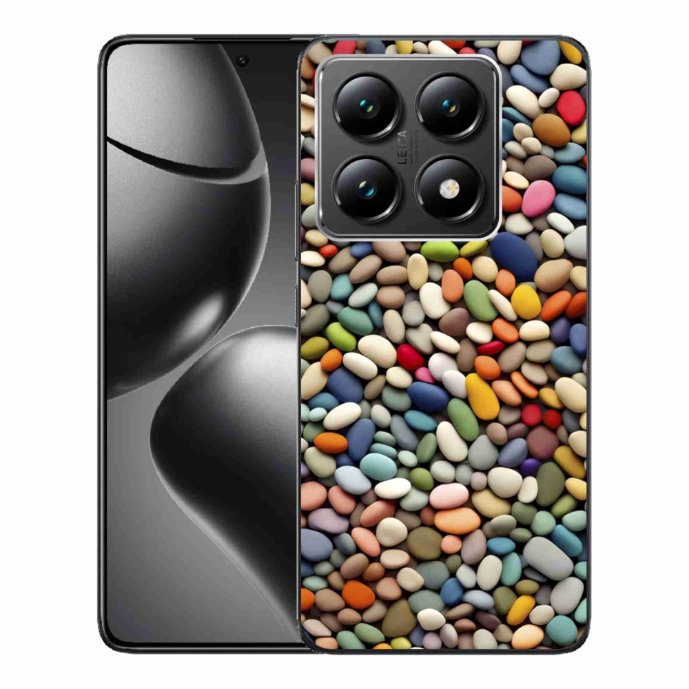 Gél borító mmCase a Xiaomi 14T-hez - színes strasszkövek 2