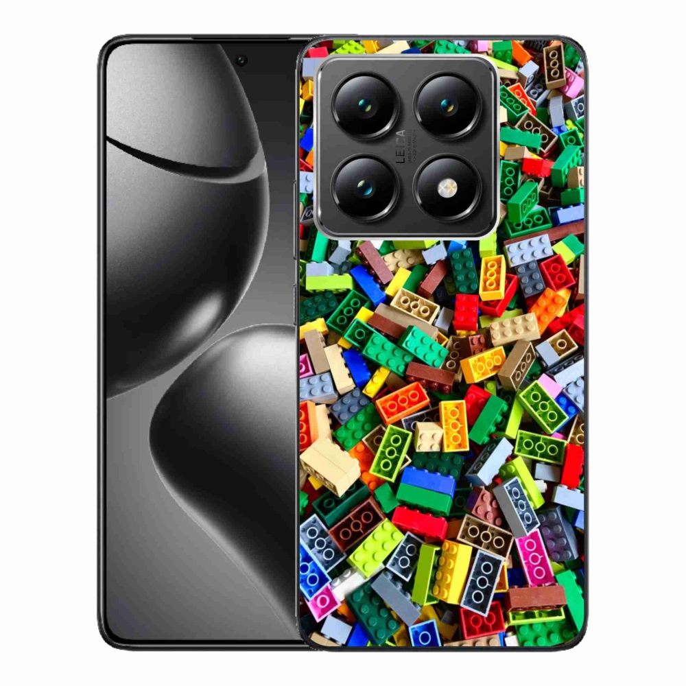 Gél borító mmCase a Xiaomi 14T-hez - színes építőelemek