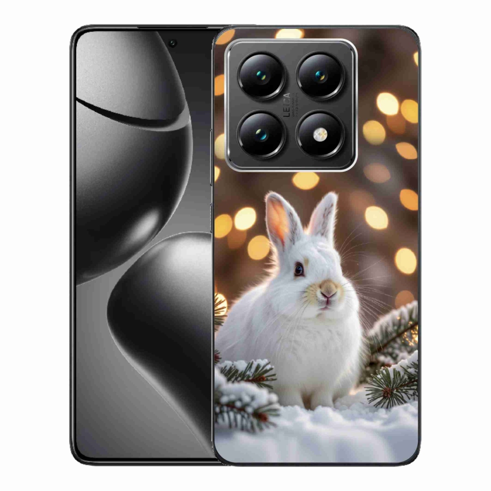 Gél borítás mmCase a Xiaomi 14T-hez - fehér nyúl