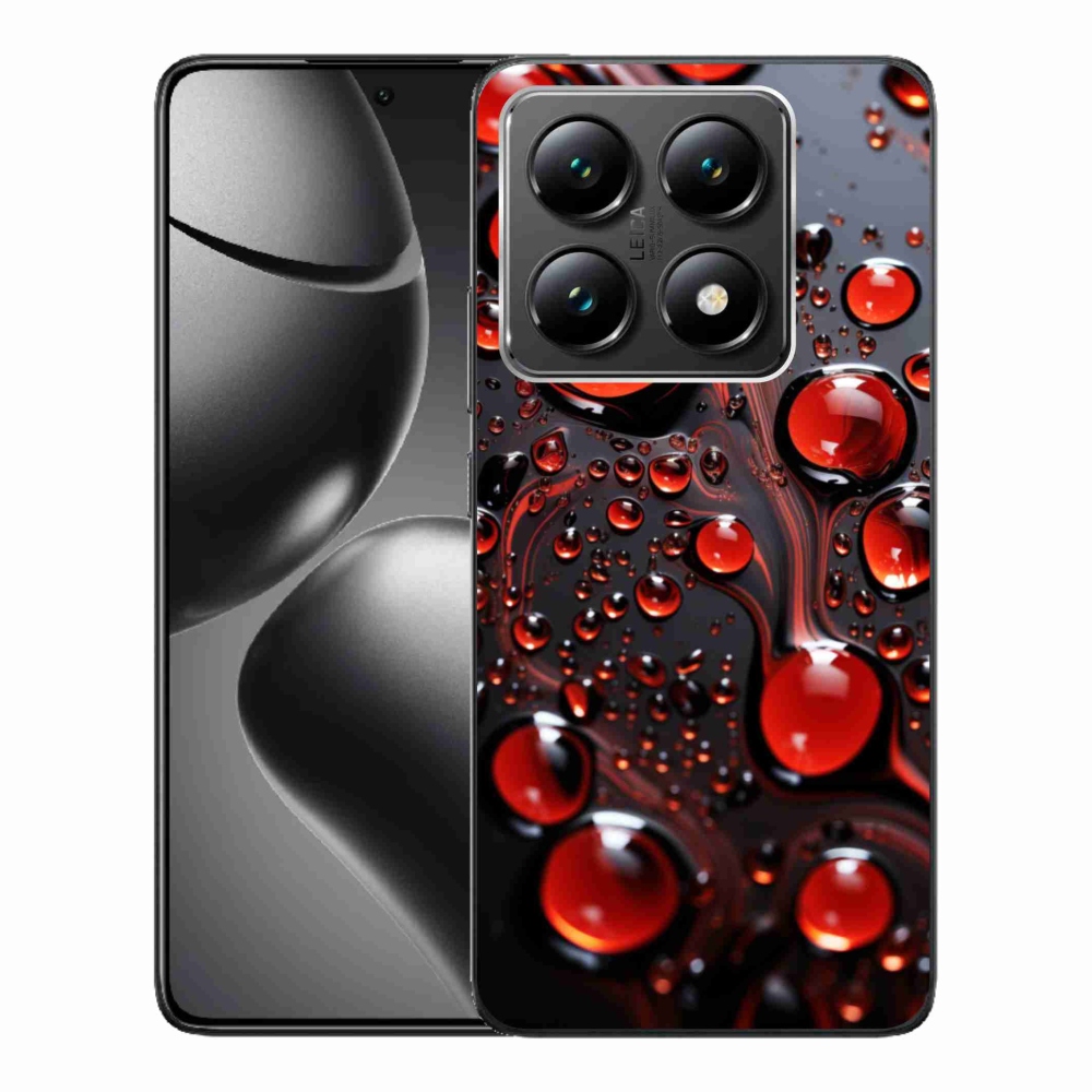 Gél borítás mmCase a Xiaomi 14T-hez - piros csepp 2
