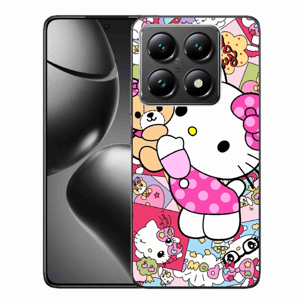 Gél borító mmCase a Xiaomi 14T-hez - aranyos cica