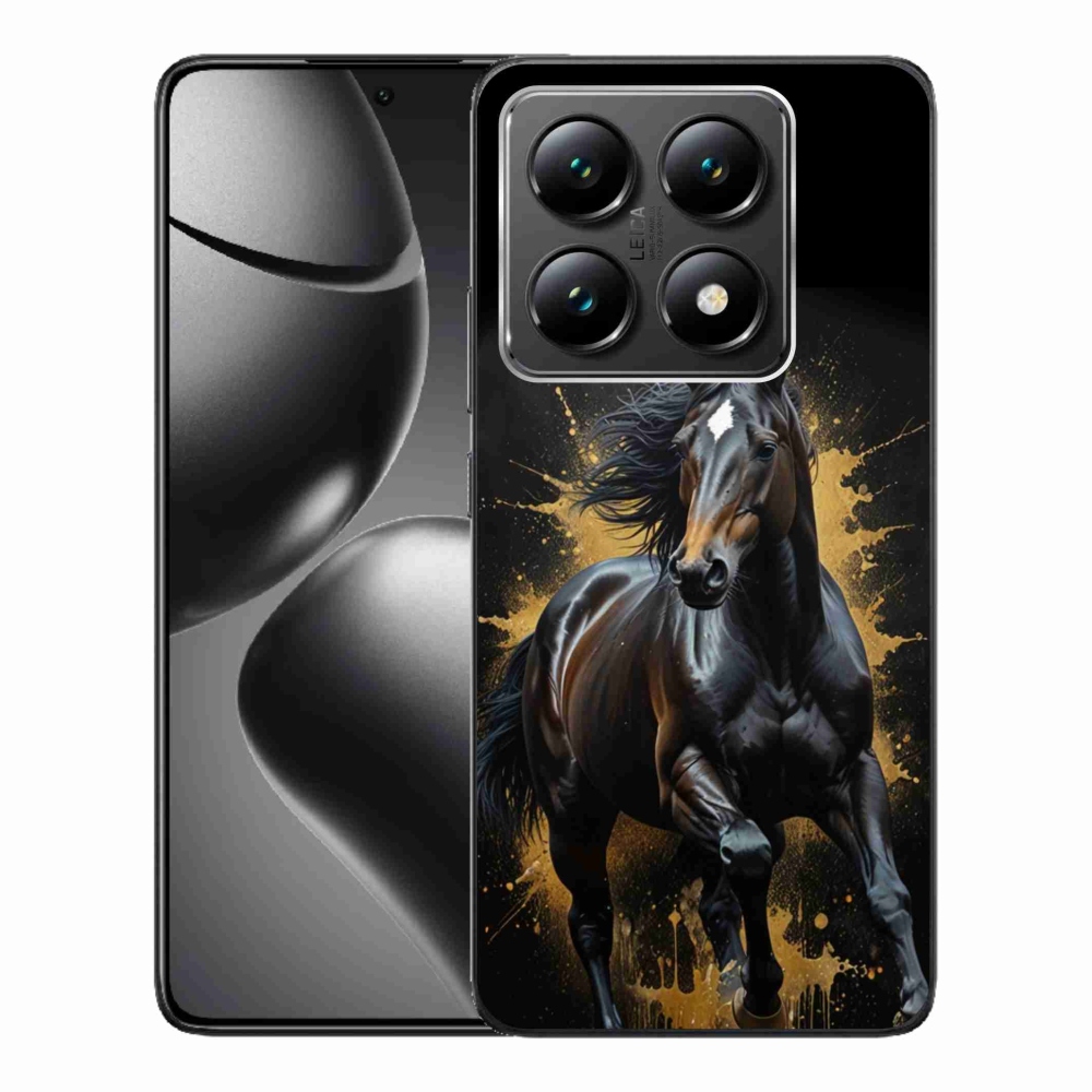 Gél borítás mmCase a Xiaomi 14T-hez - elegáns fekete ménes