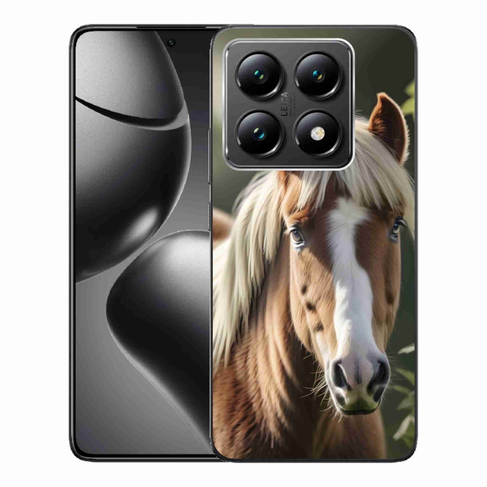 Gél borítás mmCase a Xiaomi 14T-hez - ló könnyű sörénnyel