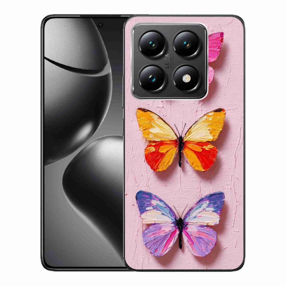 Gél borító mmCase a Xiaomi 14T-hez - pillangó szentháromság