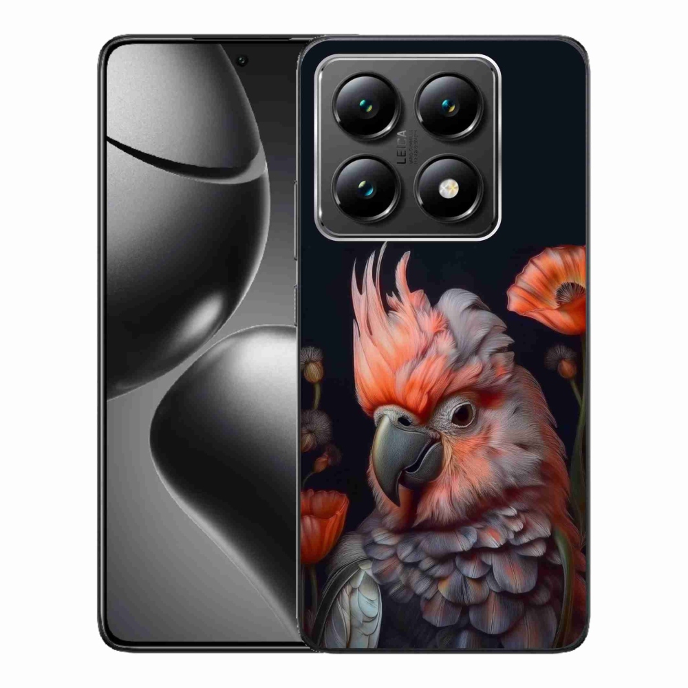Gél borító mmCase a Xiaomi 14T-hez - papagáj kakadu színekben
