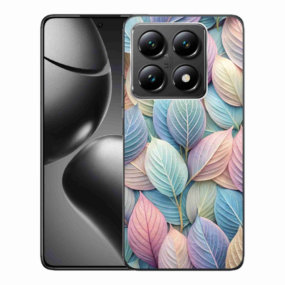 Gél borító mmCase a Xiaomi 14T-hez - pasztell levelek