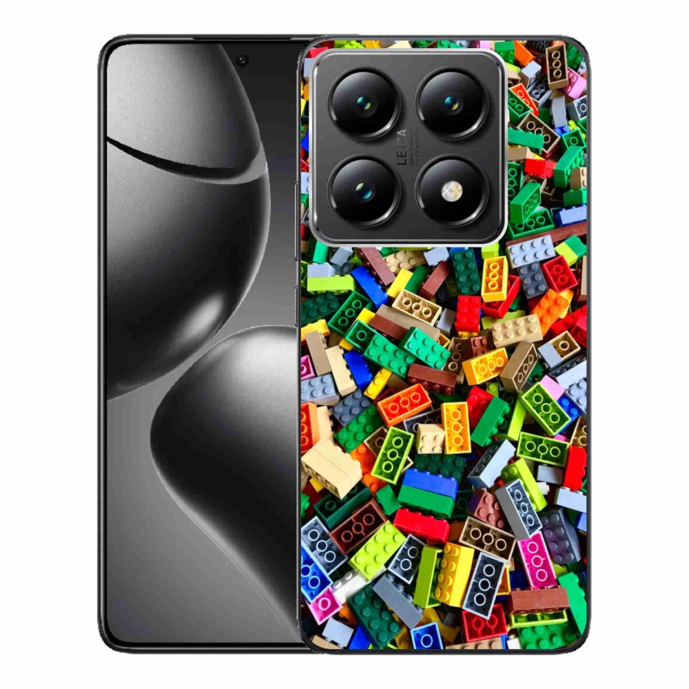 Gél borítás mmCase a Xiaomi 14T Pro számára - színes építőelemek