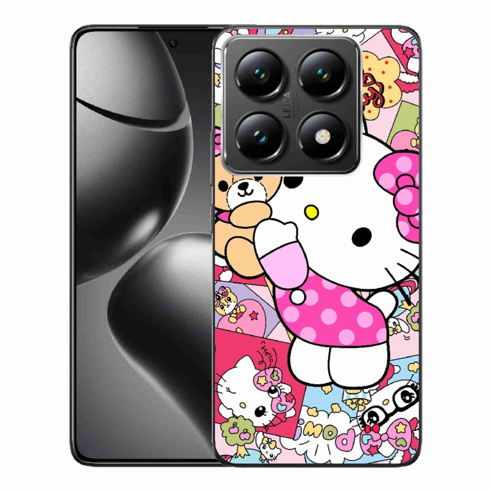 Gél borítás mmCase a Xiaomi 14T Pro számára - aranyos cica