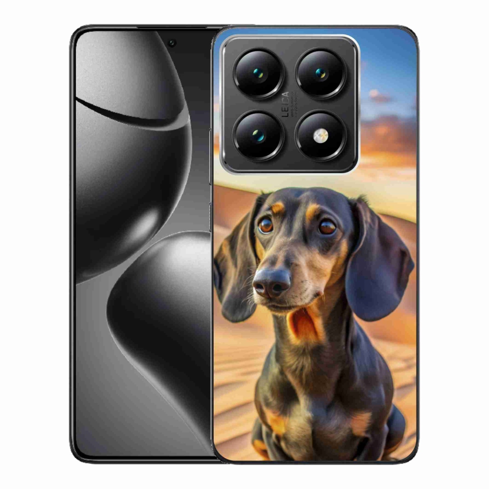 Gél borítás mmCase a Xiaomi 14T Pro számára - tacskó 3