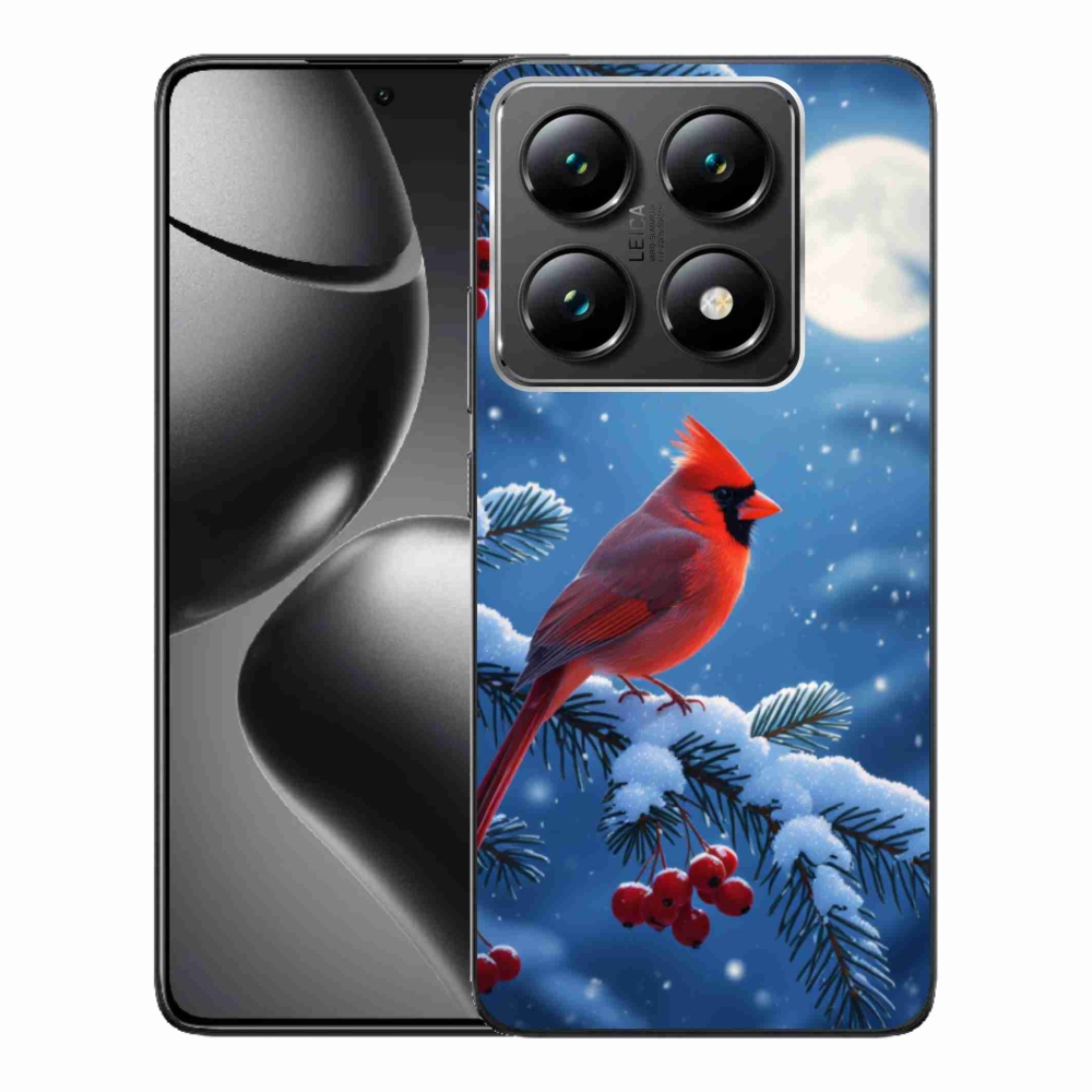 Gél borítás mmCase a Xiaomi 14T Pro számára - kardinálpiros színű