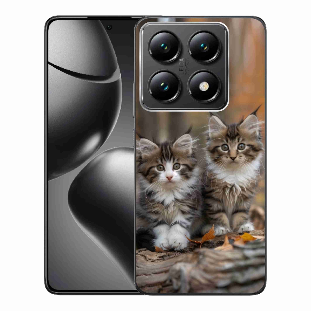 Gél borítás mmCase a Xiaomi 14T Pro számára - cat duo 3