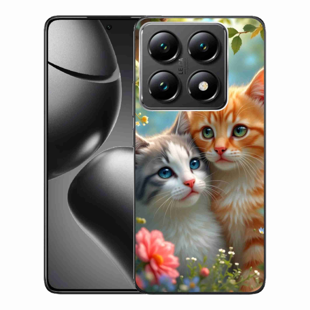 Gél borítás mmCase a Xiaomi 14T Pro számára - cat love 2