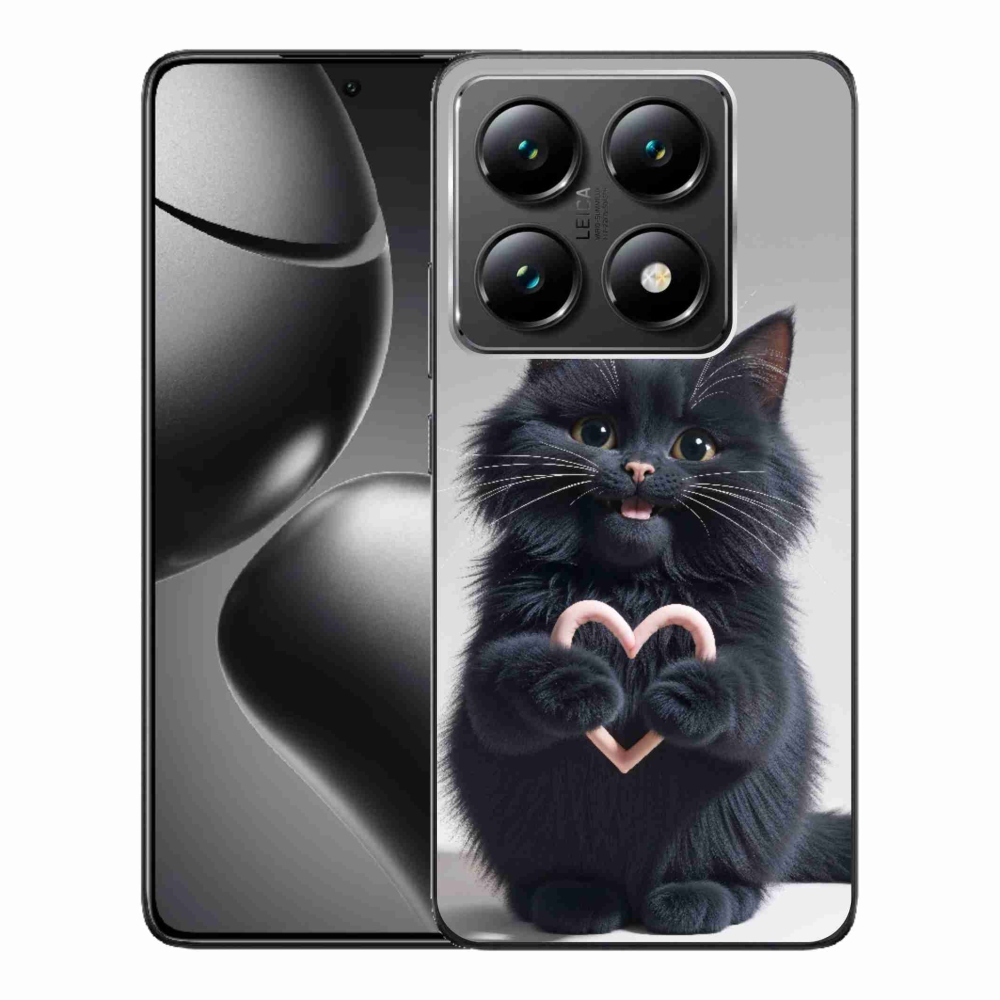 Gél borítás mmCase a Xiaomi 14T Pro számára - macska szeretet 3