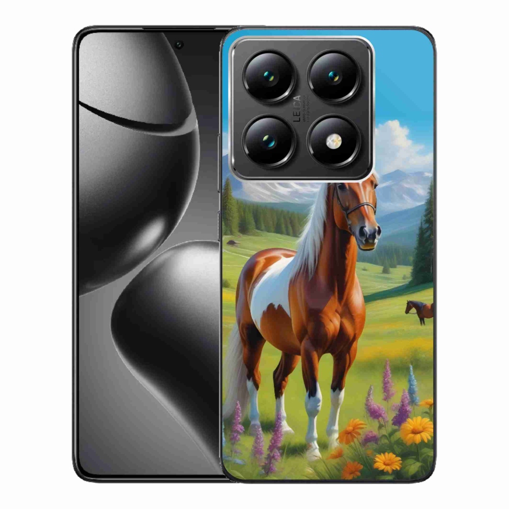 Gél borítás mmCase a Xiaomi 14T Pro számára - ló a réten