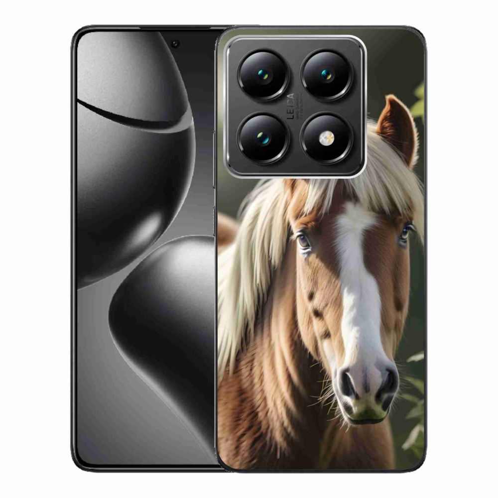 Gél borítás mmCase a Xiaomi 14T Pro számára - ló könnyű sörénnyel