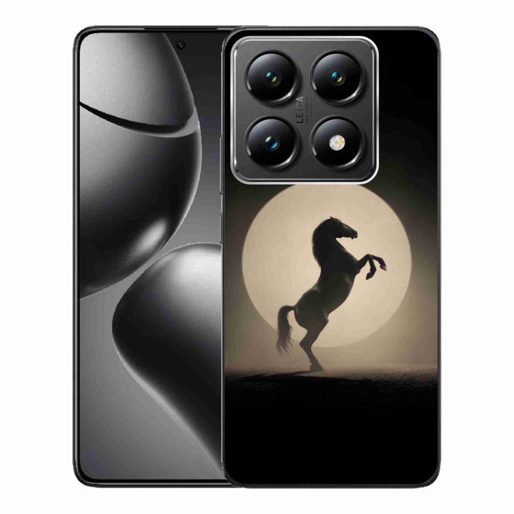 Gél borítás mmCase a Xiaomi 14T Pro számára - ló sziluettben