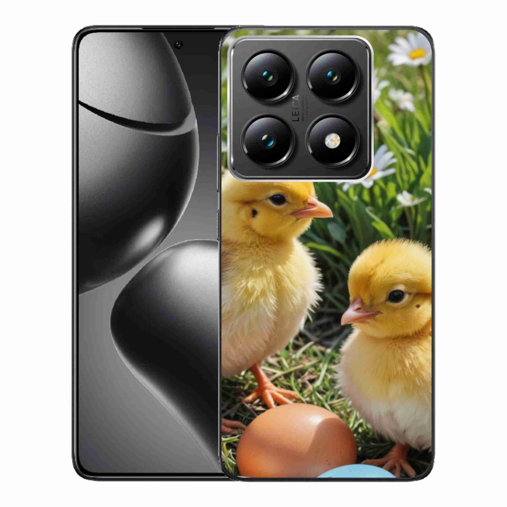 Gél borítás mmCase a Xiaomi 14T Pro számára - csirkék