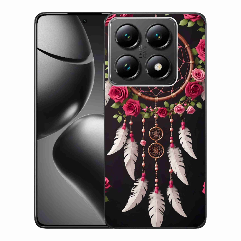 Gél borítás mmCase a Xiaomi 14T Pro számára - álomfogó rózsákkal