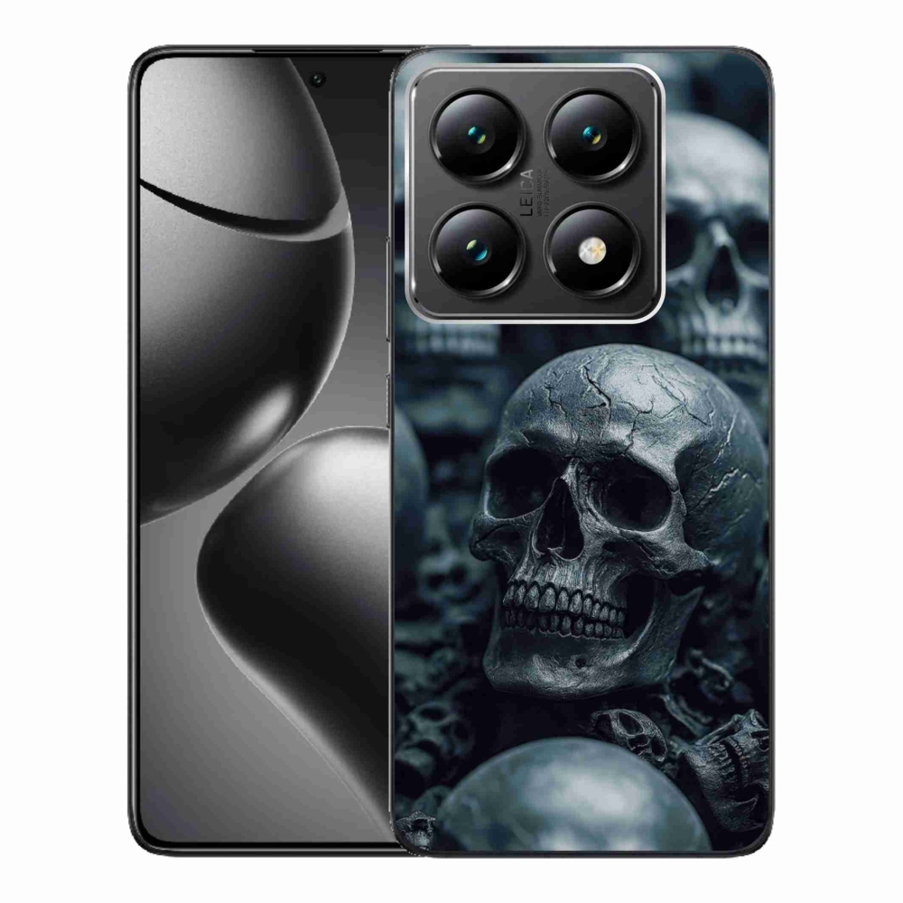 Zselés borítás mmCase a Xiaomi 14T Pro - koponya 2