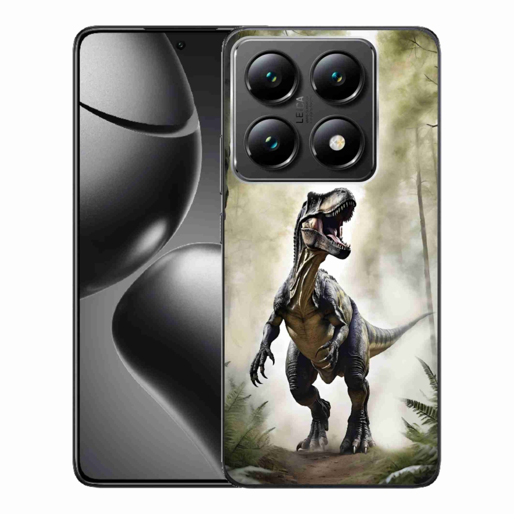 Gél borítás mmCase a Xiaomi 14T Pro számára - dühös T-Rex