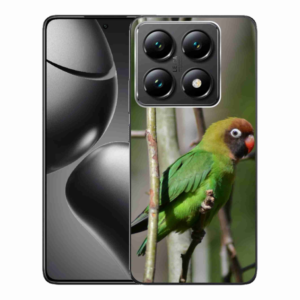 Gél borítás mmCase a Xiaomi 14T Pro számára - papagáj agapornis